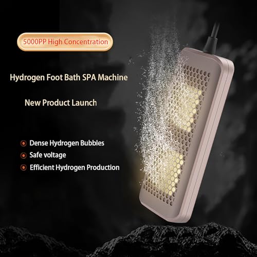 Aniwini Hydrogen Bath Generator, Up to 5000PPB, Hydrogen Water Generator Foot Bath SPA Machine, for Relieve Fatigue & Enhance Sleep - Image 3