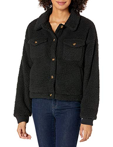 Billabong Women's The Grafton Fleece Jacket, Black, M