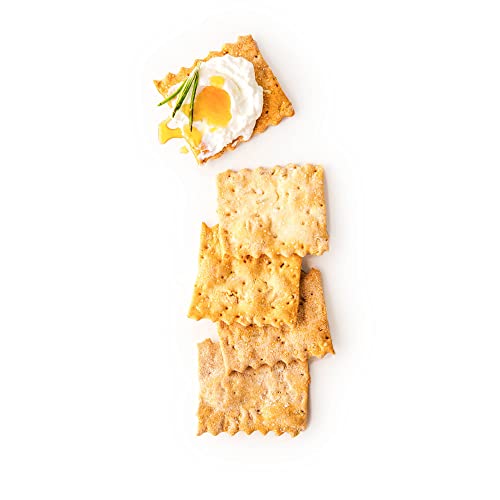 image for Rustic Bakery Handmade Sourdough Flatbread Cracker Bites - Rosemary & 