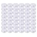 Tosnail 48 Pack of .5 oz. Mini Round Tins Lip Balm Tins Container with Screw Thread Lid