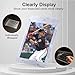 SAMYUCHO 25ct Magnetic Card Holder, 35pt One Card Touch Holders for Trading Cards, U-V Protection Card Display Case Protectors Sleeves Hard Plastic Cover for Sports Game