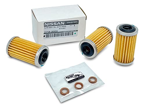 3PCS Car Transmission Oil Cooler Filter Stable Performance + Drain washer Car Filter 31726â€‘28X0A Filter Paper Transmission Cartriage Filter Trans Oil Cooler Filter