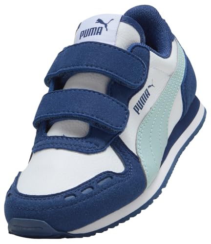 Puma Cabana Racer SL 20 V PS, Turnschuhe, Schmuck Blau Süßwasser Weiß, 32 EU, Puma Weißer Süßwasser-Blauer Juwel, 32 EU