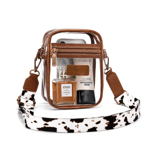 Image of Wrangler Clear Bag for Stadium Events Crossbody Purse for Concerts, Sports