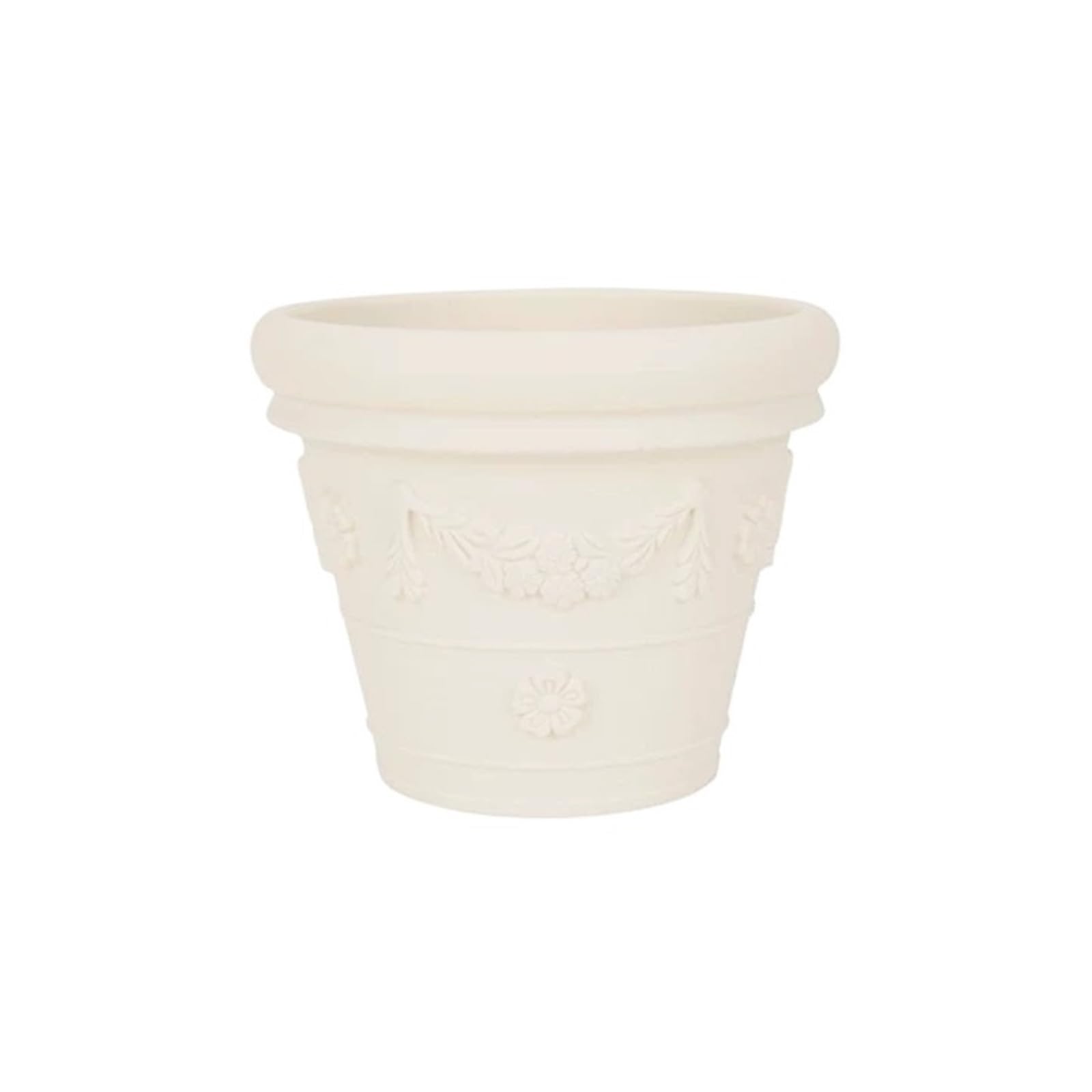 Z4T8M2K6G5 Indoor Plant Pots Extra-large Ceramic-look Phalaenopsis Orchid Pot; Thickened Resin Pot For Home Use Garden Planters(Small)