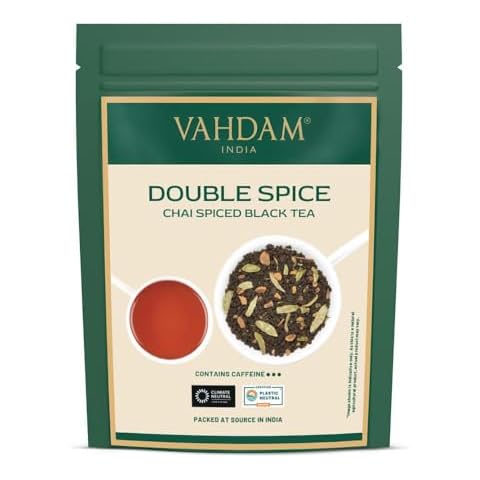 VAHDAM Double Spice Masala Chai Tea Blend Cover