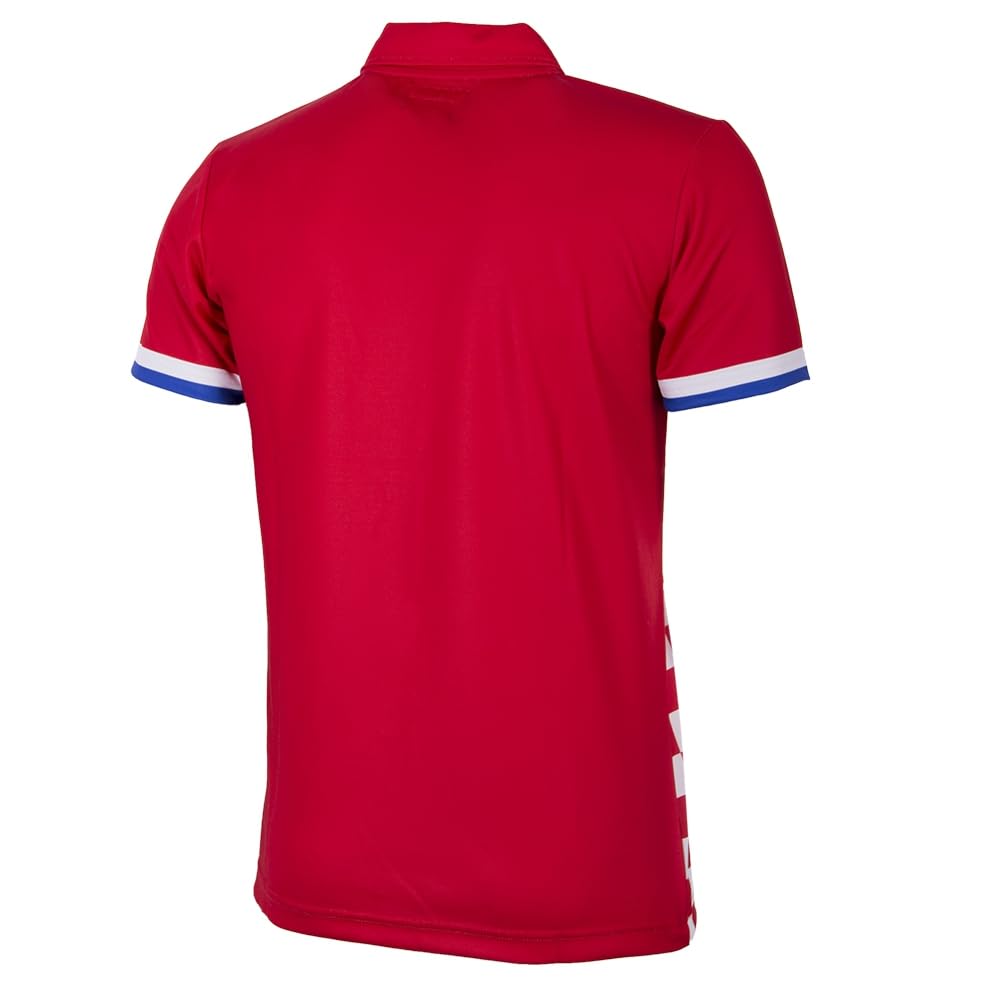 COPA - Kroatien 1990 - Retro Fußballtrikot - Herren - Rot - Weiß