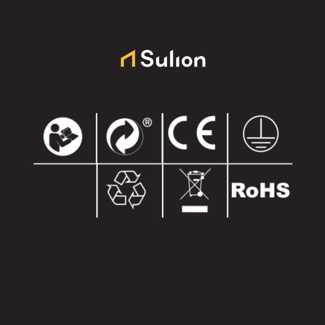 Sulion Ventilador de Techo con luz Rodan (Mediano)