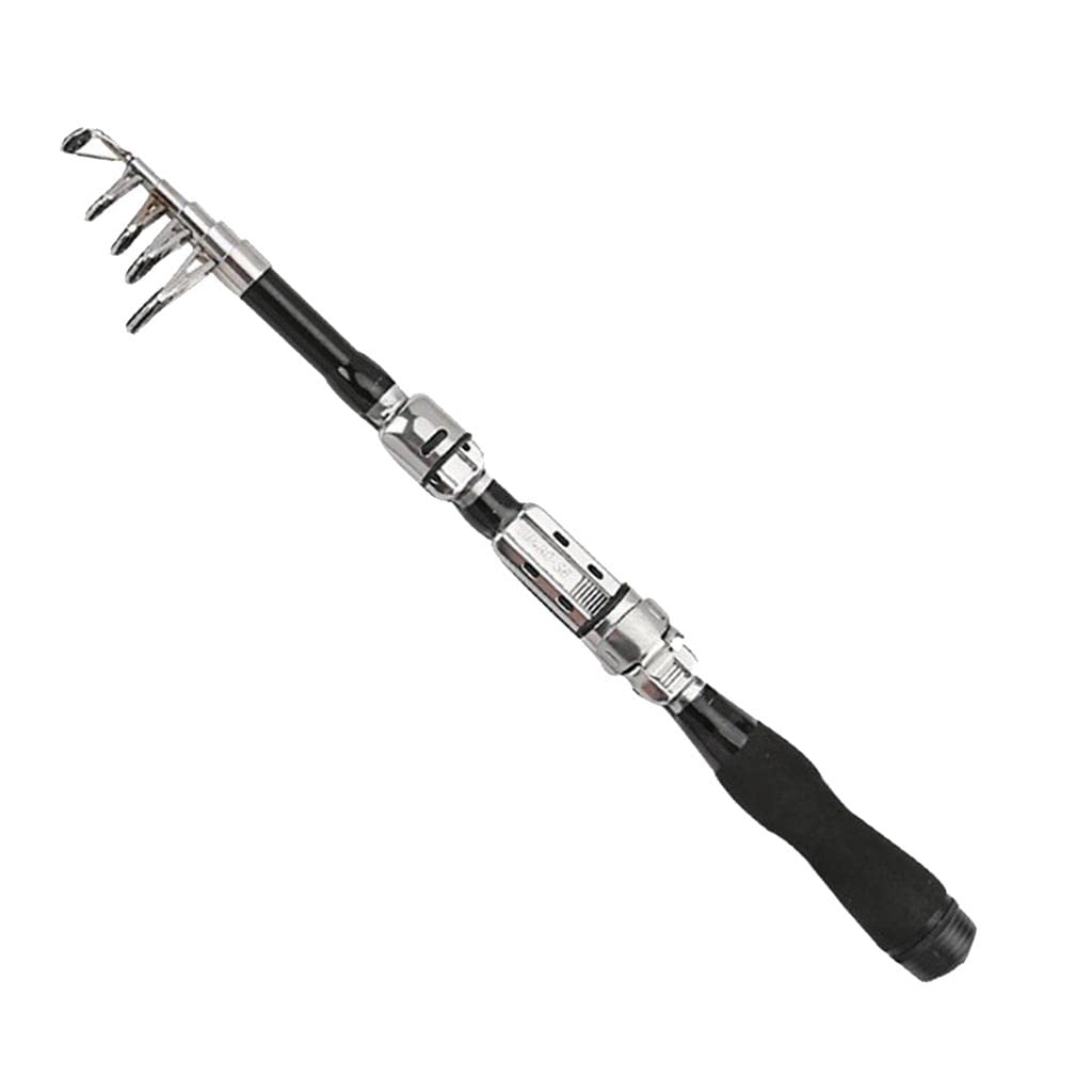 THE STYLE SUTRA Carbon Telescopic Fishing Rod Sea Boats Fishing Spinning Pole Black 1.5m (B0CG1JJBVX) Amazon Price History, Amazon Price Tracker