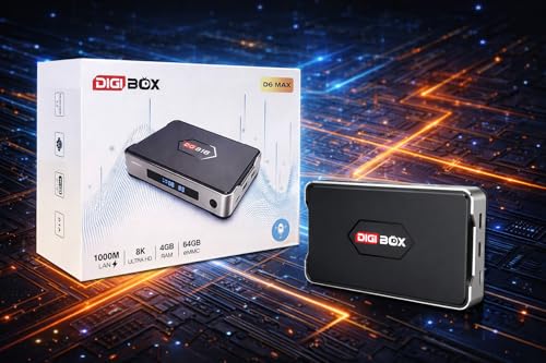 Amazon.co.jp: digibox d6 max 8K対応｜Wi-Fi 6｜4GB+64GB｜BT5.4