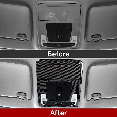 Image of Car Reading Light Cover Decals for 2022 2023 2024 2025 2026 Honda Civic 11th Gen Accessories ABS Carbon Fiber Interior Stickers