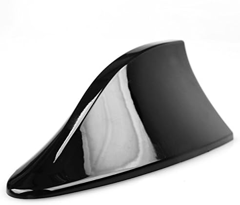 Car Auto Black Durable Shark Fin Style Roof Mount FM/AM Radio Antenna Aeria Universal Fit