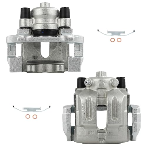 Image of SCITOO Rear Brake Calipers With Bracket 19-B3226 19-B3227 Fit For BMW For 323i 2006-2011,For BMW For 325i 2006,For BMW For 325xi 2006,For BMW For 328i 2007-2013,For BMW For 328i xDrive 2009-2013