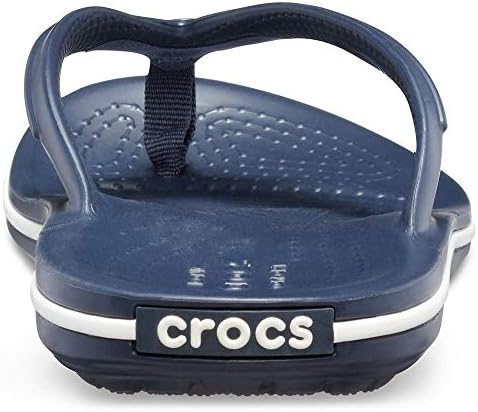 Crocs Kids' Crocband Flip Flops | Sandals for Kids, Navy, 8 Toddler | Image 5