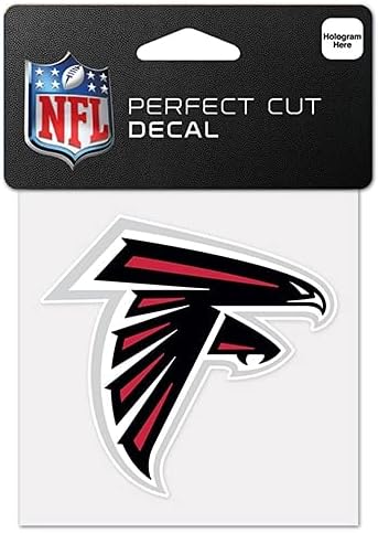 WinCraft Atlanta Falcons Logo 4" x 4" Color Perfect Cut Decal - Image 2