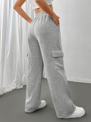 Image of KATECLO Women's Multi Flap Pocket Side Drawstring Waist Sweatpants