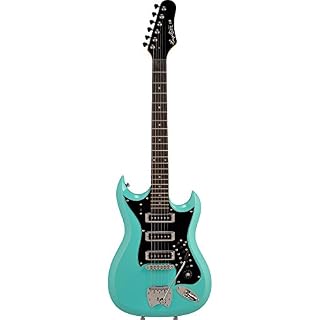 Hagstrom HIII-3SB Guitare électrique 6 cordes avec corps solide Sunburst Aged Sky Blue - Les Beatles, Paul McCartney, John Lennon, RIngo Starr, George Harrison Hagstrom HIII-3SB Guitare électrique 6 cordes avec corps solide Sunburst Aged Sky Blue – Image 3