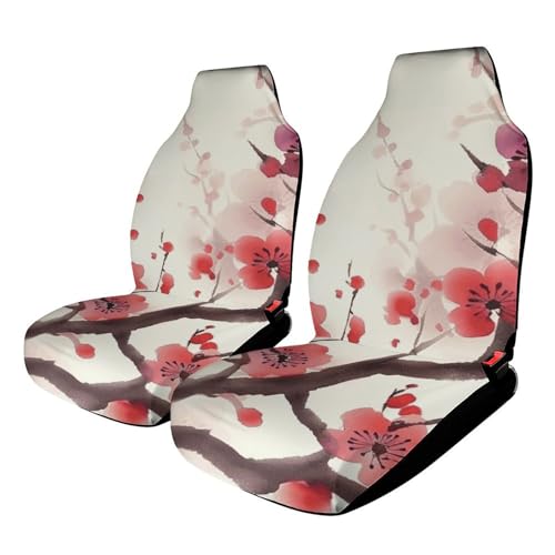 Housse de siège de voiture durable ajustement universel motif floral