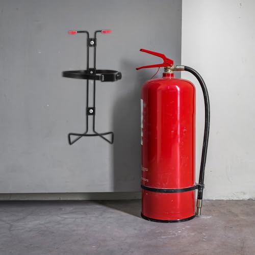 Soporte para extintor de acero inoxidable resistente que ahorra espacio en la pared 6