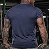 GYMTIER Spartan Forged - Symbol Pocket - Men's Gym T-Shirt Bodybuilding Training Workout Lifting Top Clothing, Heather Navy, XXL #2