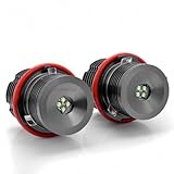 High Power Xenon White 6000K 20W 40W CREE LED Angel Eye Halo Ring Marker Light Bulb For BMW E39 E53...