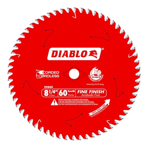 Diablo D0860X 60-Tooth Fine Finish Blade