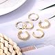 Mikovivi 6stk Gold Zehenringe für Damen, 3 Stile Offenes Verstellbares Zehenring-Set Blume Schlicht und Diamanten Elegantes Fußschmuck-Accessoire für die Strandparty im Sommer
