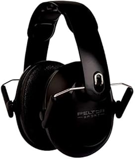 Peltor Sport Youth Hearing Protection, NRR 22, Black, Youth Earmuff for Shooting Range, Hunting, Loud Events, Quiet, Studying