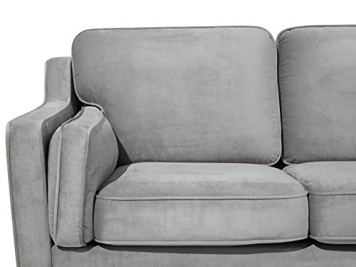 Tavolino Nero Effetto Legno Base Dorato Soggiorno Stile Moderno - 9