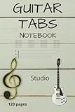 Guitar Tabs Notebook - Studio: Les Paul Themed