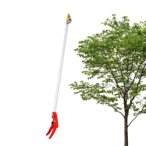 Tijeras de podar ergonómicas para jardinería y podar - Tijeras de podar con mango telescópico para recortar árboles, para recoger, cortar ramas, arbustos, arbustos, espinosas