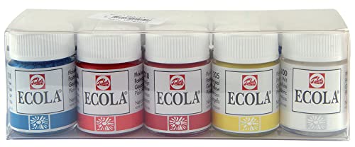 Gouache Ecola lot de 10 peinture à l'eau en petits flacons