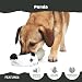 Bark Super Chewer Tough Dog Chew Toys for Aggressive Chewers, Plush 2 Toys in 1 Panda Bear - Large