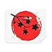 Brush Painting Japan Pattern Cleaning Cloth Screen Cleaner 2pcs Suede Fabric