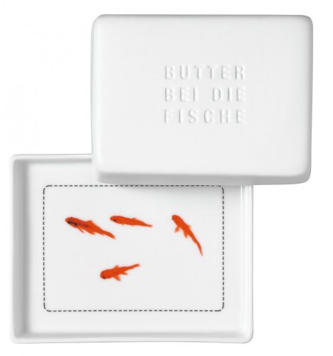 Foto von Räder Breakfast Butterdose Butter bei die Fische