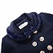 Pettigirl Girls Blue Winter Vintage Royal Outwear Warm Jacket Coats Children Kids Fashion Trendy Holiday Party Overcoat