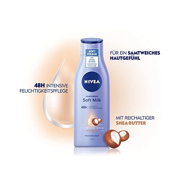 NIVEA Verwöhnende Soft Milk im Spender, 621 g – Bild 3