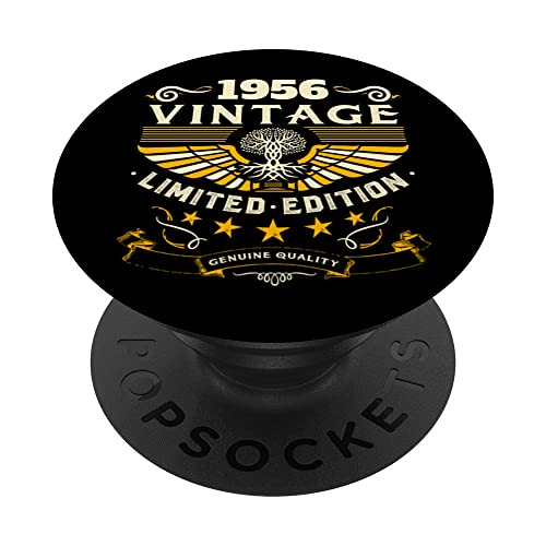 Retro 1956 Birthday Pop Socket divertido regalo de cumpleaños 1956 1956 PopSockets PopGrip Intercambiable