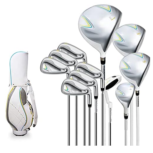 New Ladies Golf Clubs Set Complete Golf Clubs for Women Titanium Alloy Ladies Beginner Exercise 11 Clubs + 1 Ball Bag