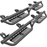EYOUHZ Running Boards Compatible with 2020-2026 Jeep Gladiator JT 4 Doors, Two Stairs Design Side Steps Heavy-Duty Steel Nerf Bars Bolt-on Step Plates RockSliders Rail. Black