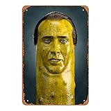 Muzuputs Picolas Cage HD Metal Tin Poster Vintage Wall Metal Sign 8x12 inch