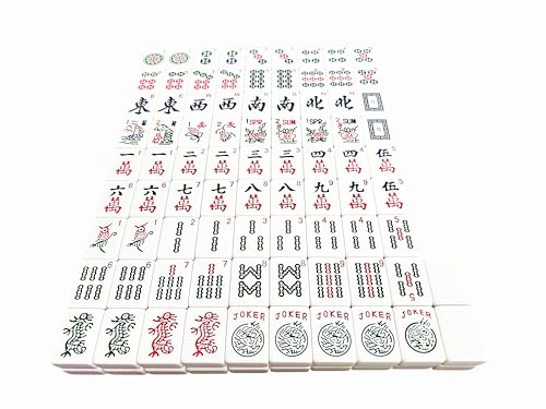 C&H Solutions Western Style Mahjong Tiles Set 166 Pzas miniatura 4