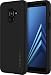 Produktbild Incipio DualPro Case für Samsung Galaxy A8 (2018) - von Samsung zertifizierte Schutzhülle (schwarz) [Extrem robust | Stoßabsorbierend | Soft-Touch Beschichtung | Hybrid] - SA-942-BLK