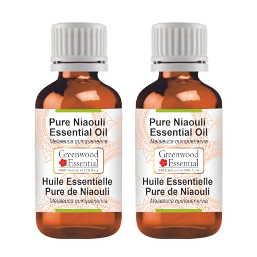Huile essentielle Niaouli naturelle distillée à la vapeur formule purifiante et apaisante 2x100ml