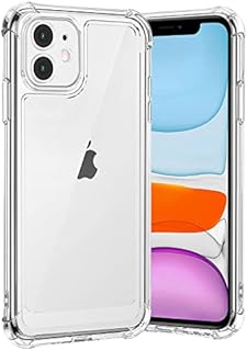 Case for iPhone 11, Totill Crystal Clear Phone Cover, Anti-Scratch and Shock-Absorption, Basic Case for iphone 11, Compatible with Wireless Charger and Bike Phone Holder - Transparent