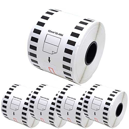 �u���U�[�p �s�[�^�b�` DK�e�[�v (���M��) DK-2205 �݊��i ���ڎ��e�[�v(��) �� 62mm×30.48m 5�Z�b�g