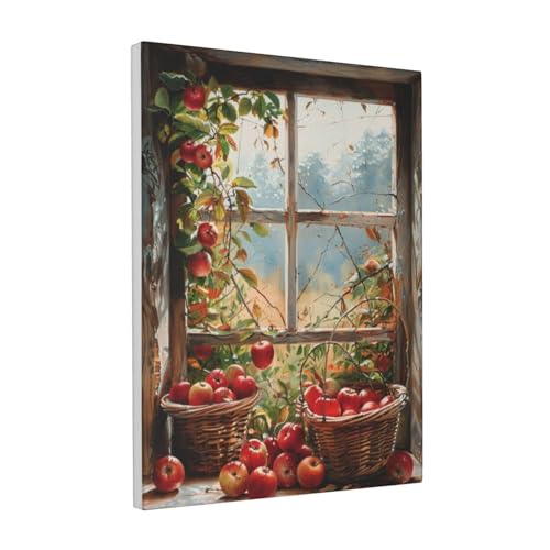 MA6GE8DE Kitchen Wall Art Decor apples In Front Of...