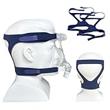 2 Packs Universal Headgear Closed Edges Replacement Headgear Strap CPAP Mask Full Face Replace Part (Without Mask)