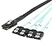 1m 3.3ft Mini SAS 4i SFF-8087 36-Pin Male to 4X SATA 7Pin Splitter Cable Adapter