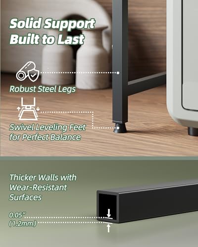 NETEL Erweiterbares Mikrowellen Regal 2 Stufig,Regal über Mikrowelle,Mikrowellenständer für Arbeitsplatte，Küchenregal Stehend für Backofen/Kaffeemaschine，Stabile Microwave Stand mit 8 Haken,Schwarz